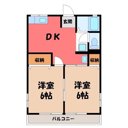 安塚駅 徒歩25分 2階の物件間取画像